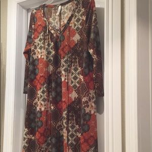 Fit and flare tunic or shift dress